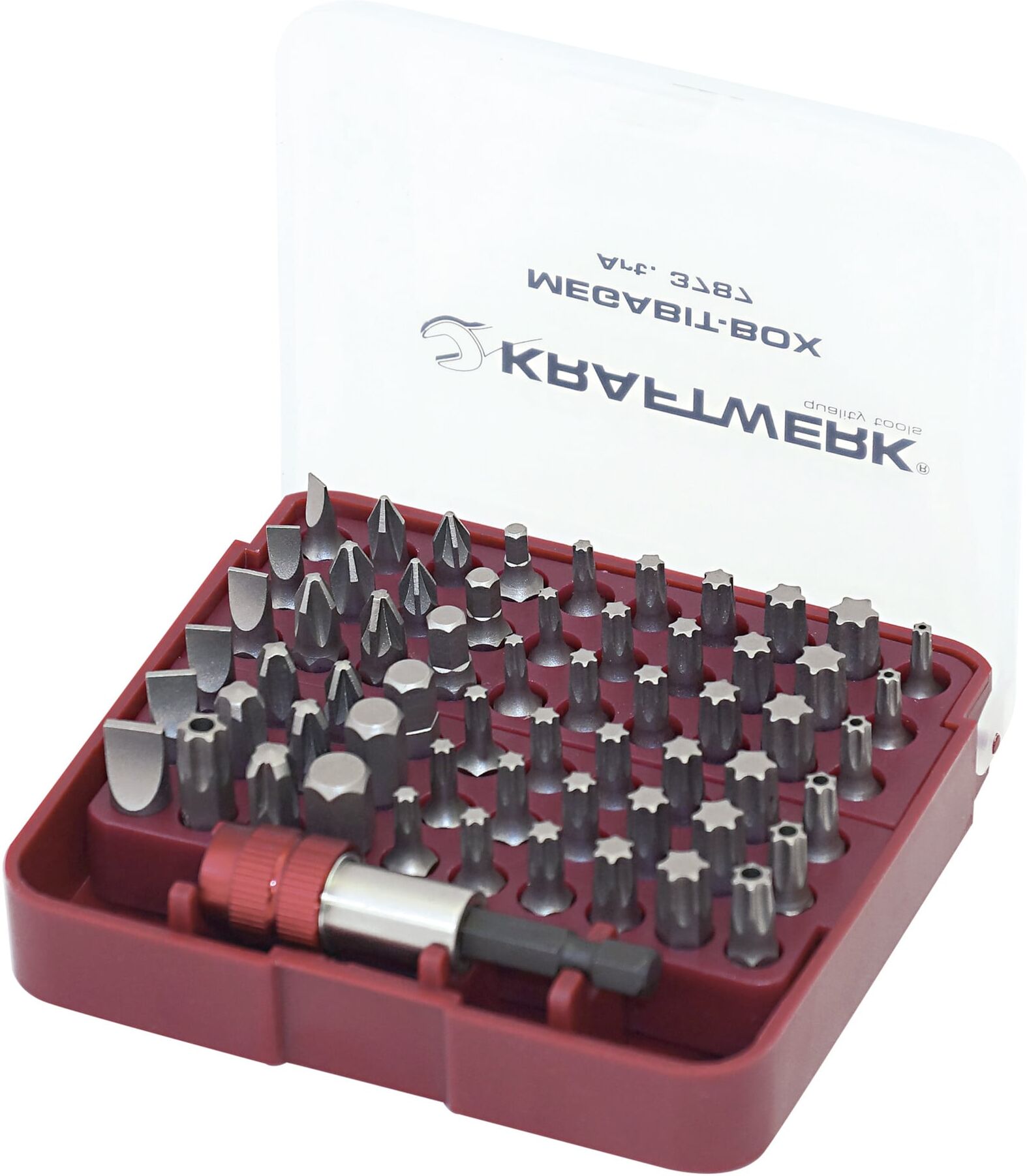 Kraftwerk 1/4" MEGABIT-Box 61-teilig (3787)
