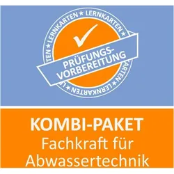 Kombi-Paket Fachkraft für Abwassertechnik Lernkarten, Schulbücher von Jennifer Christiansen, Michaela Rung-Kraus