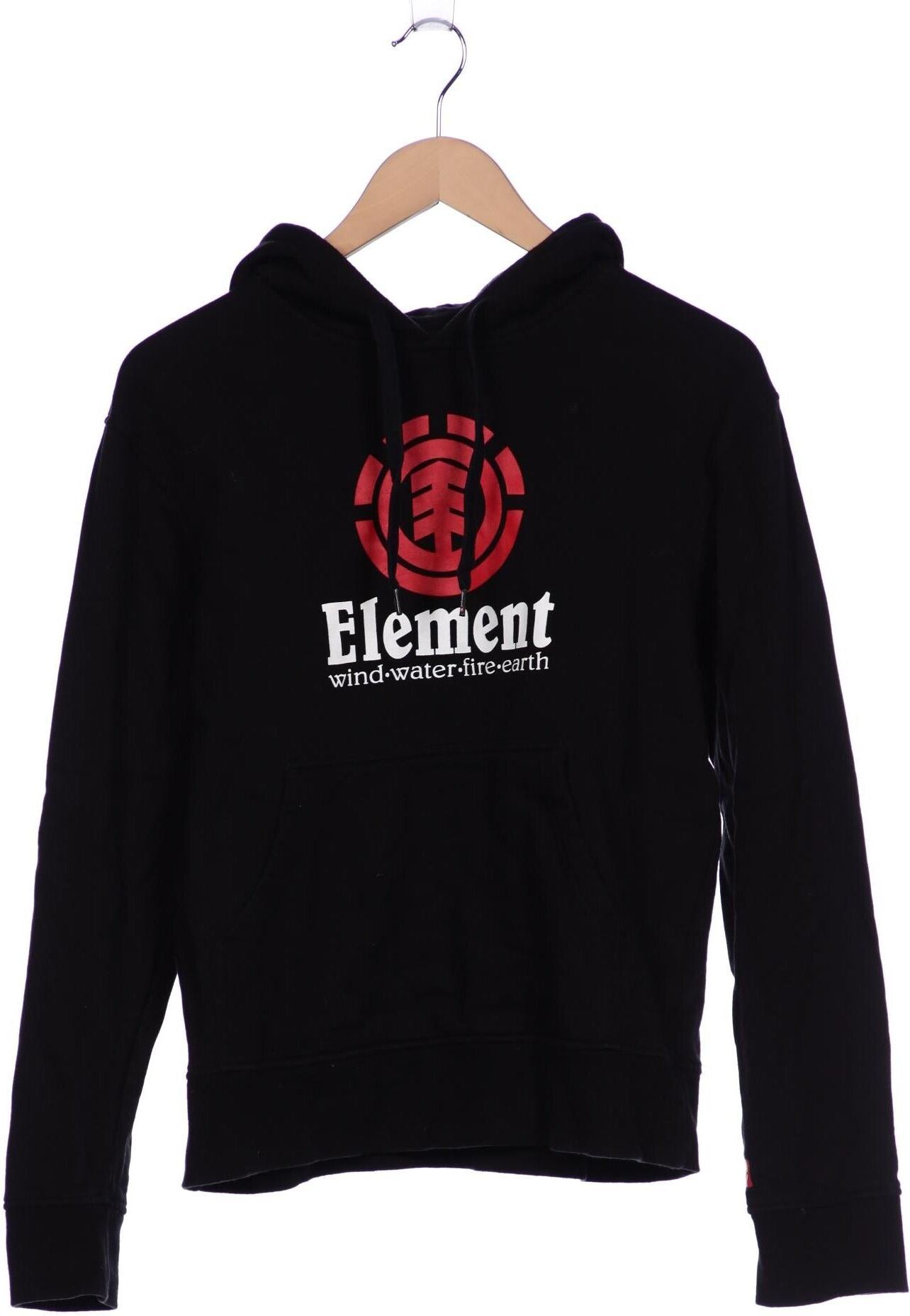 Element Herren Kapuzenpullover, Schwarz, Gr. M, Baumwolle - Second Hand