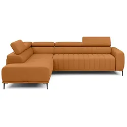 Ecksofa Gandi Cord Rost
