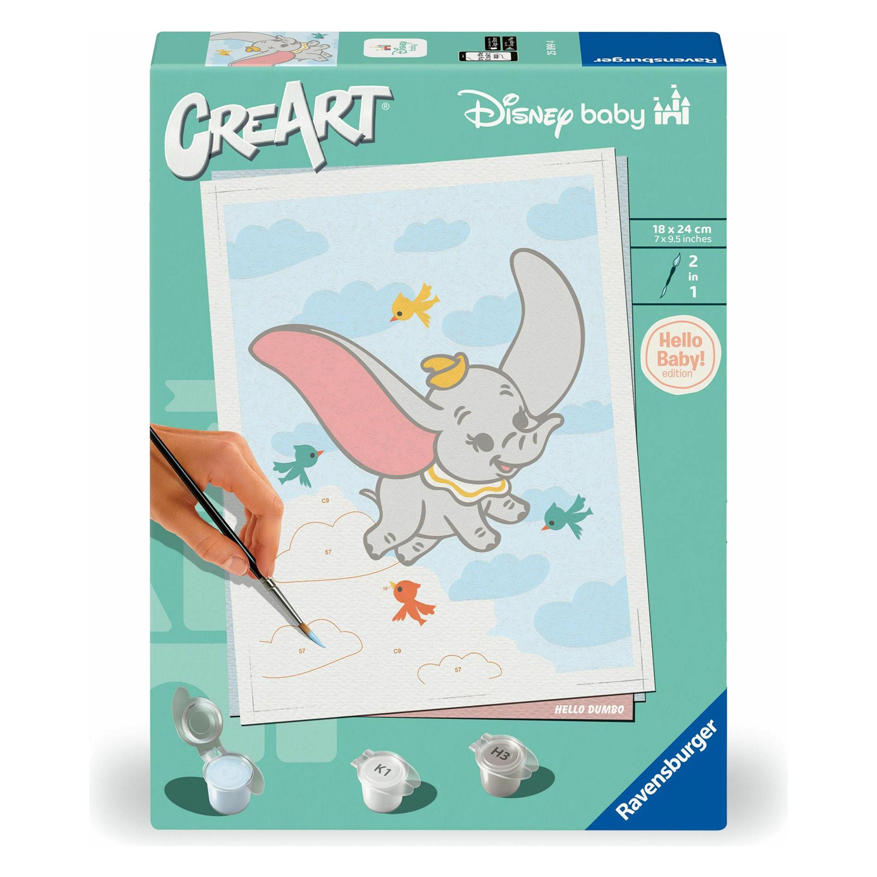 Ravensburger CreArt Hello Baby Disney Baby - Dumbo (0025899)