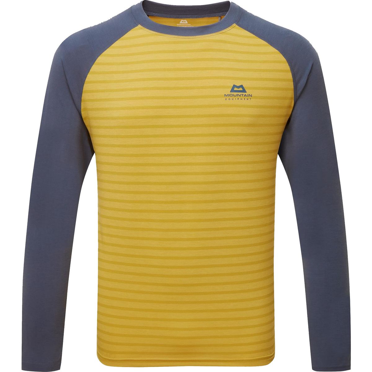Mountain Equipment Redline LS Mens Tee acidstripe/denim (Me-01652) L ME-007392-Me-01652-L