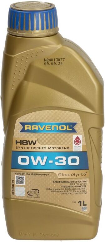 Motoröl RAVENOL 1112118 HSW 0W30 1L