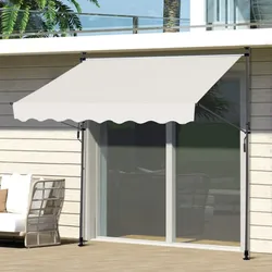 Better Home Klemmmarkise Sonnenschutz mit Handkurbel - Beige