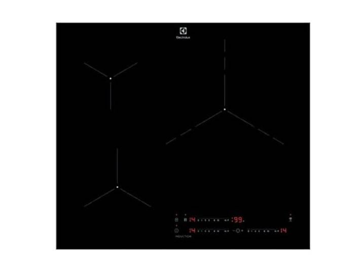 Electrolux LIT6340CK Induktionskochfeld, 60 cm, 3 Kochzonen, Hob2Hood-System, PowerBoost-Funktion, unabhängige Schieberegler, Einzel-Timer, Schwarz