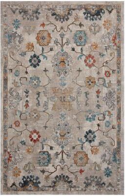 Alora Decor Cosmopolitan Traditional Beige Wool/Tencel Area Rug