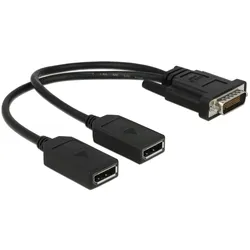 DELOCK DMS Kabel DMS-59 -> 2x Displayport StBu 0.25m