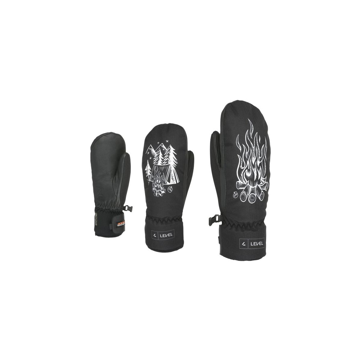 Level Vertigo Mitten Teen black-white (35) 7 2375JM-35-7