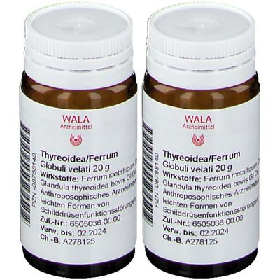 THYREOIDEA/Ferrum Globuli 2x 2x20 g