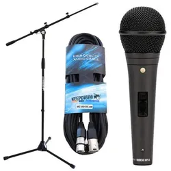 RØDE M1-S Mikrofon mit Mikrofonständer mit Kabel, Mikrofon