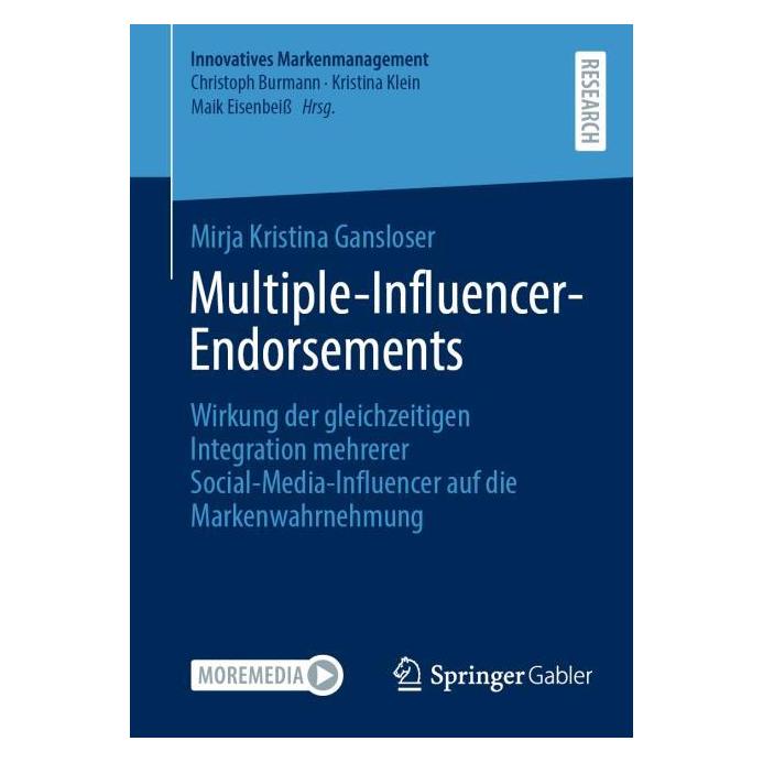 Springer Gansloser:Multiple-Influencer-Endorseme (Deutsch, Softcover, Mirja Kristina Gansloser) (60797468)
