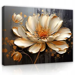 LEINWANDBILD Abstrakt Blumen Bilder 100x70