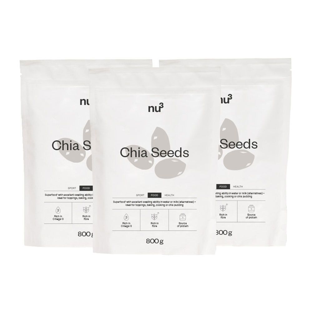 nu3 Chia-Samen 3x800 g Samen