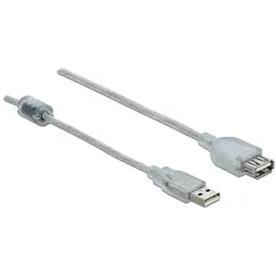DeLOCK 83883 USB Kabel USB 2.0 2 m USB A 0,48 Gbit/s Transparent