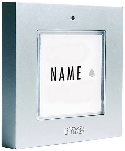 M-e modern-electronics 41272 Funkklingel Sender mit Namensschild