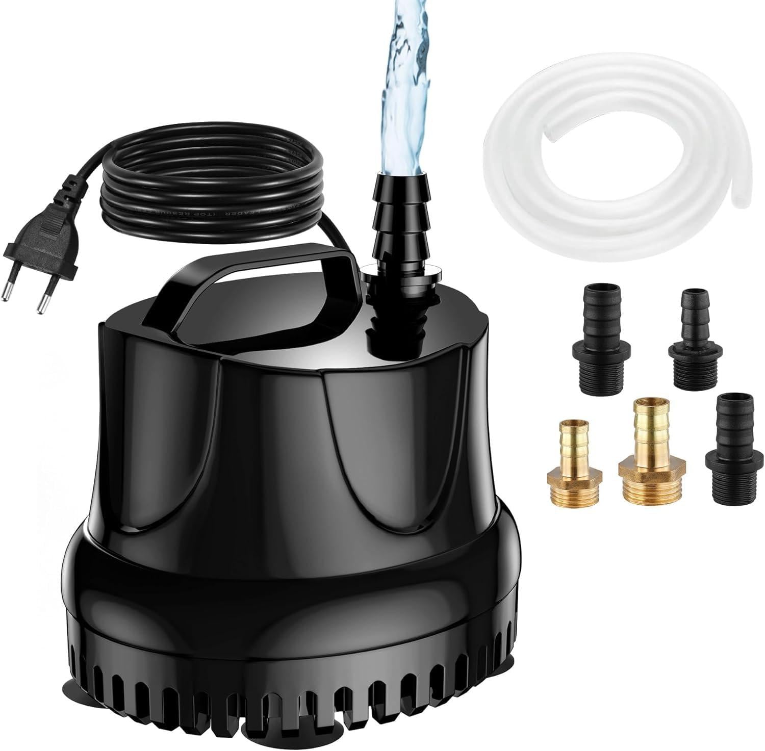 Selius Mini dompelpomp voor fontein en zwembad, 25W, 1500L/u