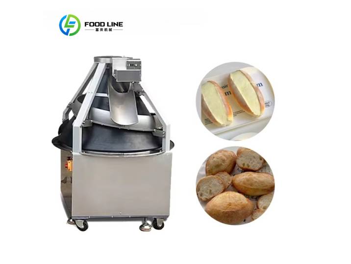 Machine automatique personnalisée pour la division et le façonnage de boulettes de pâte, machine à arrondir la pâte à pain pita, machine à arrondir la pâte à hamburger pour boulangerie
