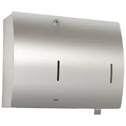 KWC Aquarotter Papier-Seifen-Kombination, STRATOS, Edelstahl, Aufputz, 396x305x134 mm, 3600008934 3600008934