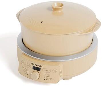 Magnifique 5 qt 8-in-1 Round Claypot Multi-Cooker for Family Dinner, Non-Toxic