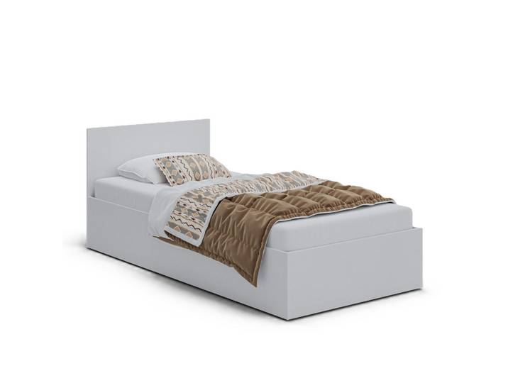 Sepro Meble Bett Weiß Aldo 90x200 cm, 90x200 cm, Schlafzimmer, Betten