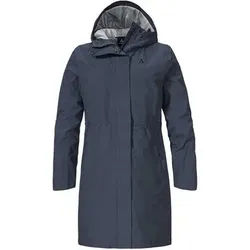 SCHÖFFEL Damen Mantel Coat Style Bohorok WMS, Größe 38 in Blau Blau