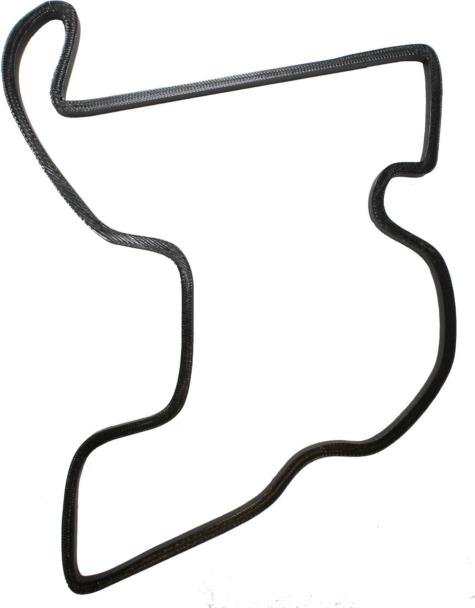 Mandalika International Street Circuit Wanddecoratie voor Volwassenen