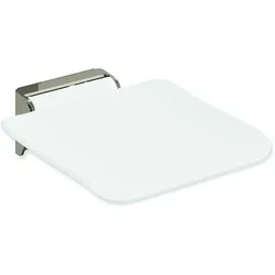 HEWI Mobiler Klappsitz System 900, PVD, Nickel glänzend, 350x415 mm, Sitzfläche 350x340 mm