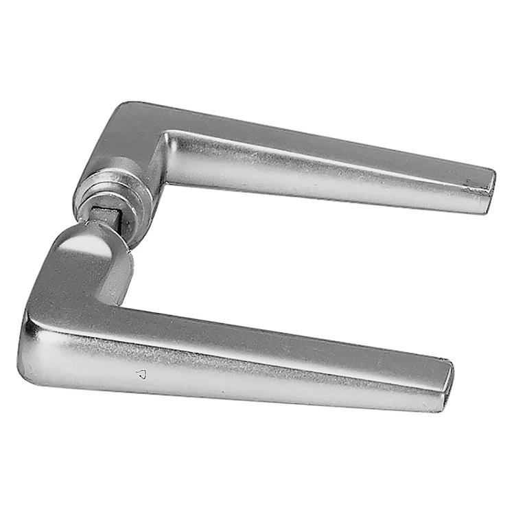 Amf Türdrückerlochteil 465L Leichtmetall F1 / naturfarbig Schlosskästen gerade Vierkantstift 8 mm (15438)