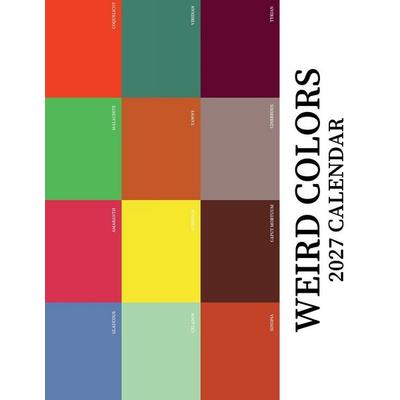 Weird Colors 2027 Calendar, Taschenbuch von B. Patrick, Baldega Books