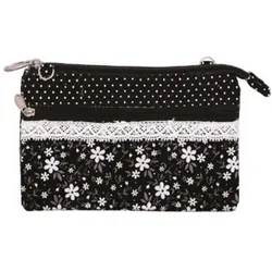 Patchwork Multifunktions-Tasche 075 black
