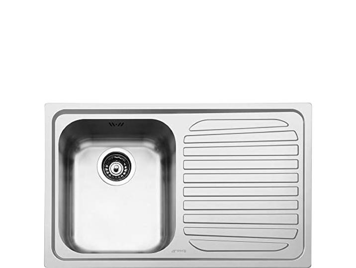 SMEG Einbauspüle OMNI SP791D-2, Edelstahlfarben
