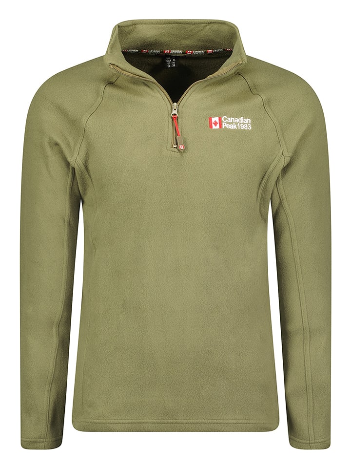 Canadian Peak Fleecepullover "Tugeak" in Grün - XXL