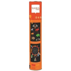 Scratch Dartspiel Indianer (Deutsch, Französisch, Italienisch, 1 - 4 Spieler)