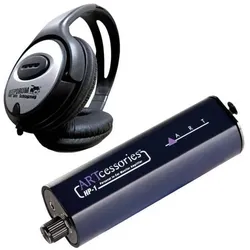 ART Audio ART HP-1 Kopfhörerverstärker mit Kopfhörer, Kopfhörerverstärker, Schwarz