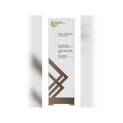 MADRID Bronze Line Innenaufsteller, 200 x 60 cm