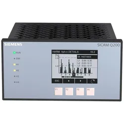 Siemens 7KG97110JJ000BB0 SICAM Q200, multifunktionaler Netzqualitätsschreiber, PQI-A, Abmessungen (B x H x T): 192 mm x 96 mm x 134, 6 mm