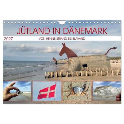 Jütland in Dänemark - Von Henne Strand bis Blavand (Wandkalender 2027 DIN A4 quer), CALVENDO Monatskalender