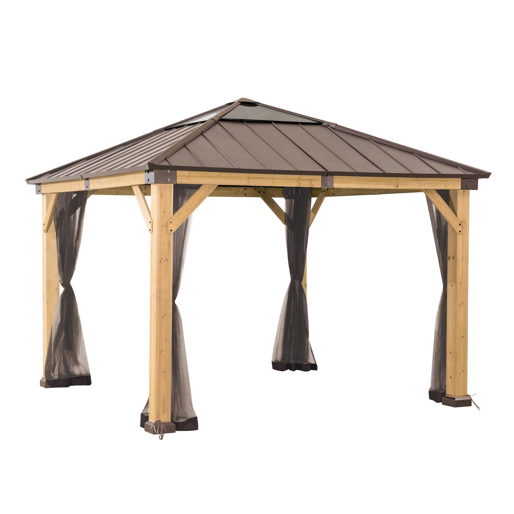 Sunjoy Netz für Zedernholz Gazebo 336cm x 336cm