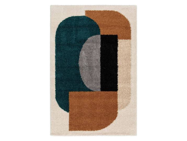 Tapis design épais et confortable multicolore 120 x 170 cm