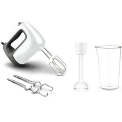 Moulinex HM4611, Handmixer, Weiss