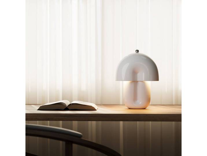 Maytoni LED Tischlampe Hope, dimmbar, weiß / opal, für Wohn- / Esszimmer, Keramik, Skandinavisch, LED Tischlampe
