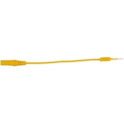 KS Tools 4,0 mm Eingangsbuchse mit Prüfadapterstecker flach gelb - 150.0973 - gelb