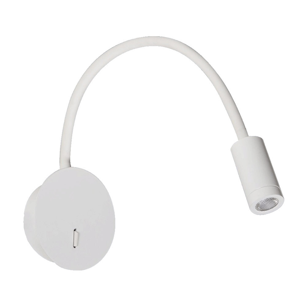 Prezent LED wandlamp NOIR, wit, 3W, 3000K
