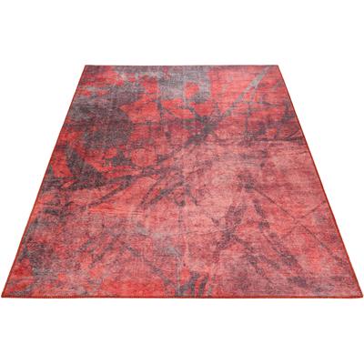 Teppich WECON HOME "Pepe", rot, B:80cm H:6mm L:150cm, Kunstfaser, Teppiche, Teppich, Wohnzimmer
