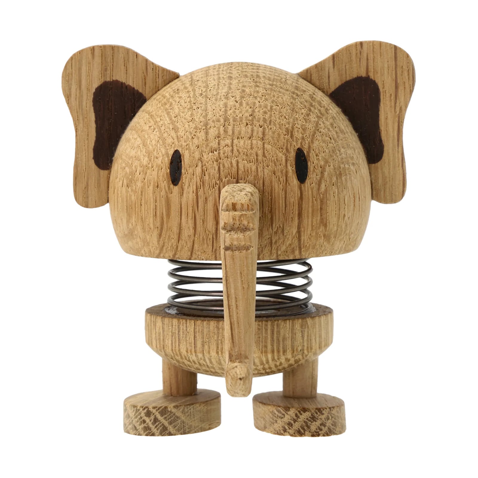 Hoptimist figuur S Elephant, eikenhout