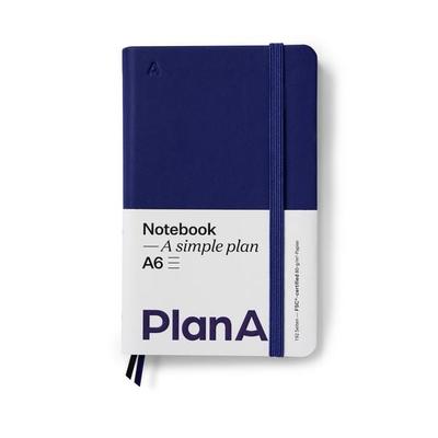 Notizbuch A6 Hardcover Liniert Navy Blue, Gebundene Ausgabe von , Bücher.de
