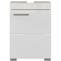 Ebuy24 AmandaMandoBea Waschbeckenunterschrank weiß Hochglanz, weiß.