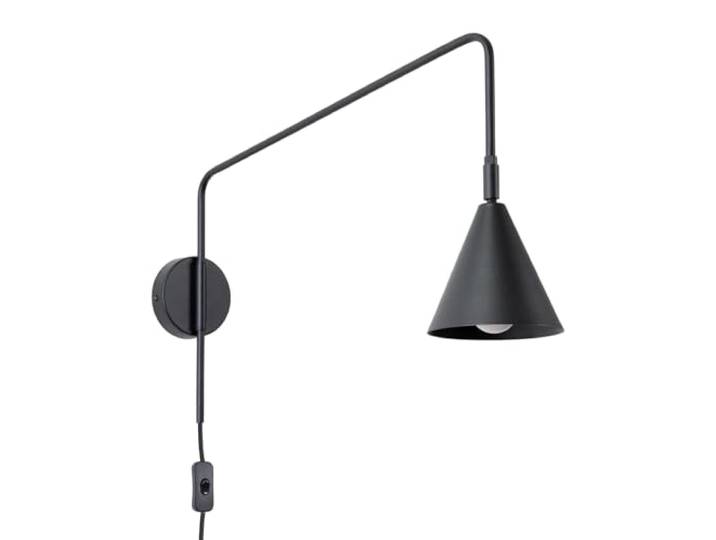 SOLLUX lighting Applique murale d'intérieur - Applique acier - 1 flamme - Ampoule LED - Noir Nox