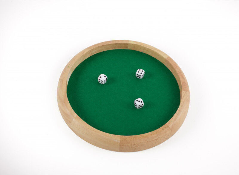 Loisirs Nouveaux Piste de dés bois naturel 34 cm