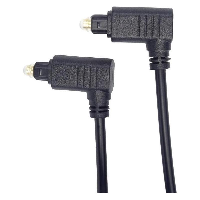 PremiumCord Kabel Toslink 90° - Toslink 90°, tloušÅ¥ka kabelu:, délka (2 m, Toslink Kabel) (KJTOS4-2)